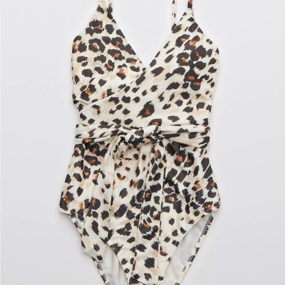 Aerie Animal Print One-Piece Swimsuit